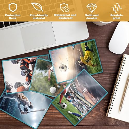 Miniatura 9 de 500 fundas negras para tarjetas intercambiables, fundas suaves para tarjetas de centavo, protectores de tarjetas de plástico aptos para MTG,