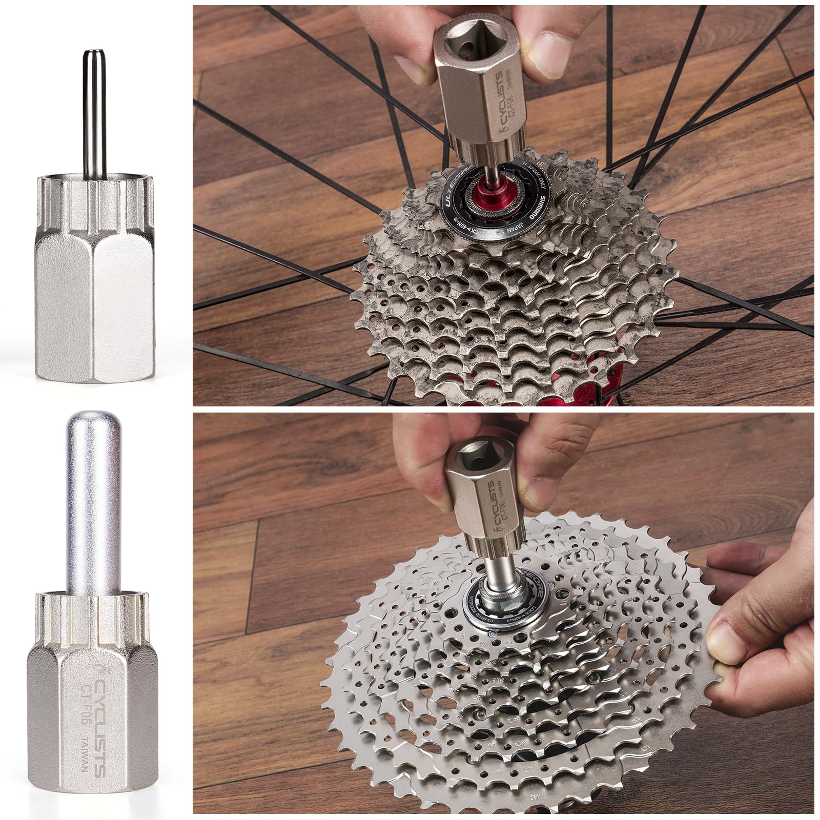 Amazon.com : Bike Cassette Removal Tool Kit-Bicycle Sprocket
