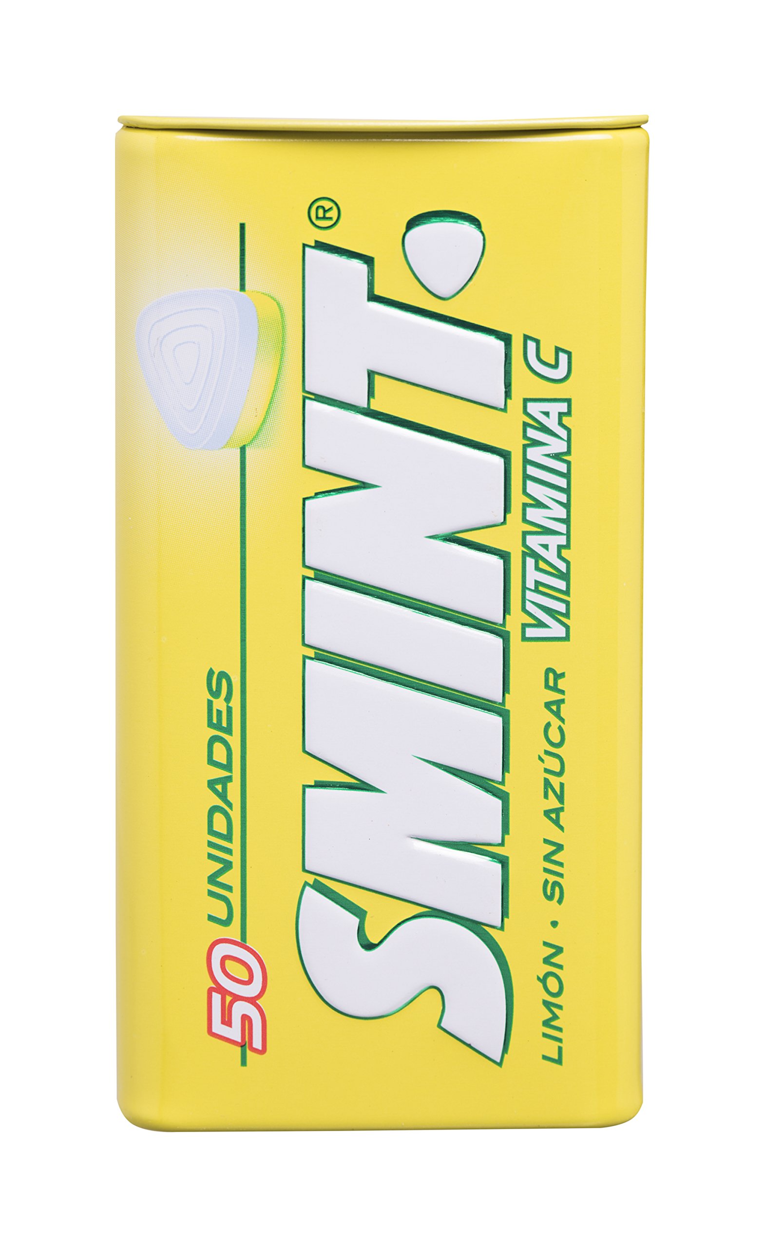 Smint Tin Limón, Caramelo Comprimido Sin Azúcar 12 unidades de 35 gr. (Total 420 gr.) + Tin Fresa, Caramelo Comprimido Sin Azúcar 12 unidades de 35 gr. (Total 420 gr.)