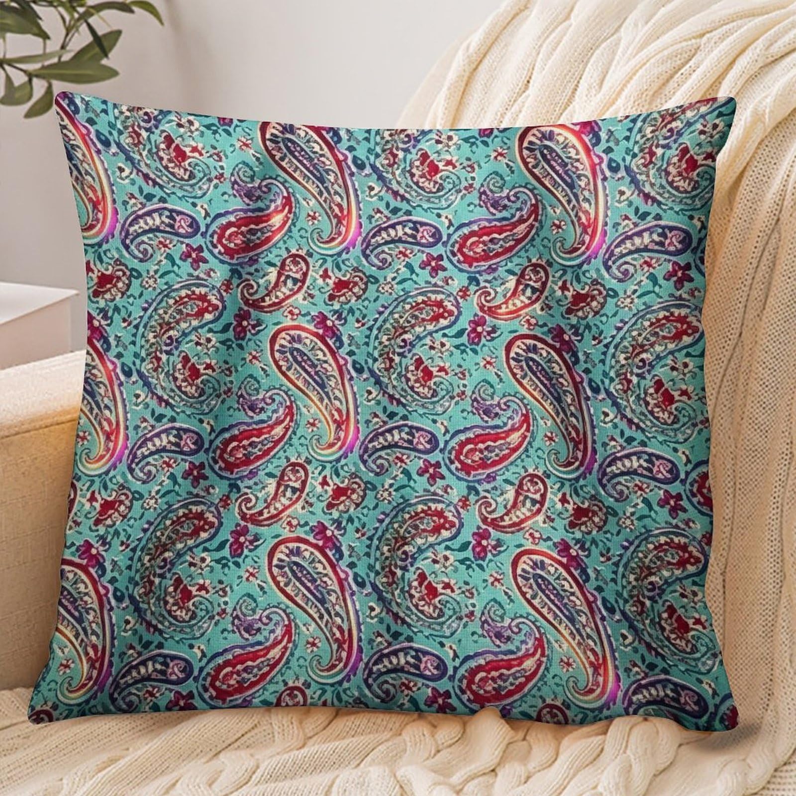 Fekiloot Style Hawaiian Floral Pillowcase Pillow Sham Pillow Case