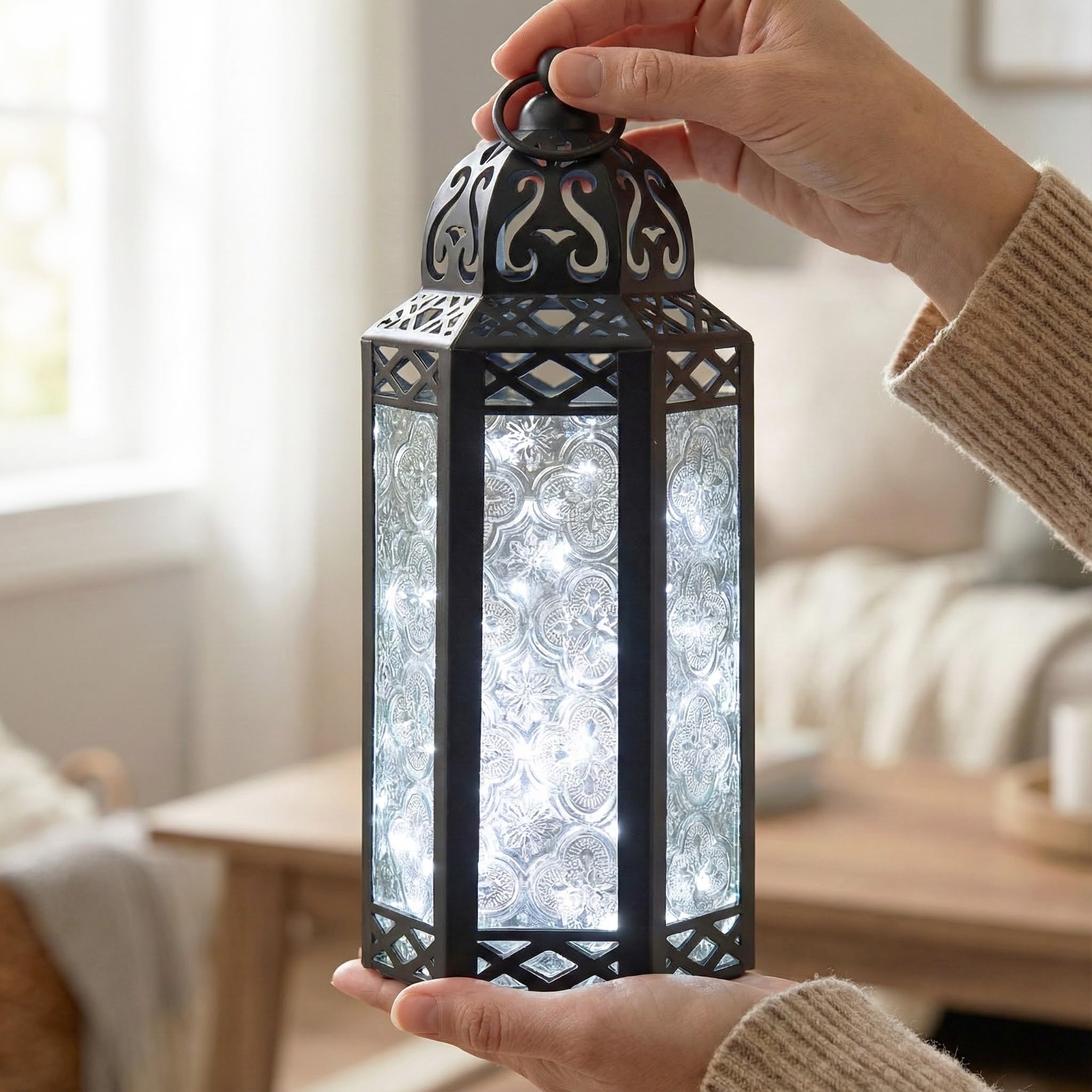 Amazon.com: Vela Lanterns Decorative Indoor Moroccan Candle Holder