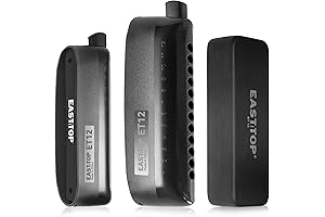 EAST TOP ET12 Chromatic Harmonica in C Key with Black Cover