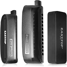 EAST TOP ET12 Chromatic Harmonica in G for Adults and Professionals Unique Modern Design Black Coating