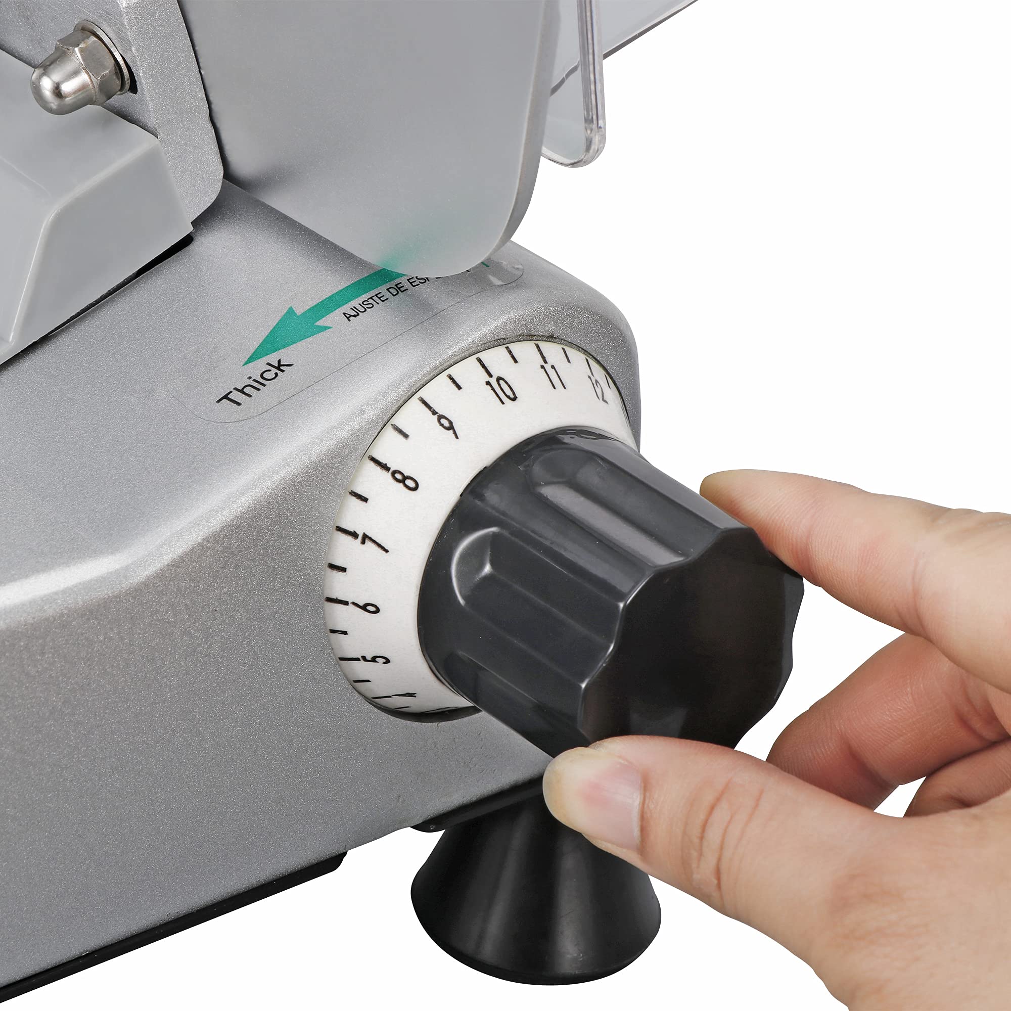 F2C Professional Stainless Steel SemiAuto Meat Slicer Electric Food