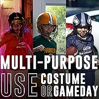 Vista 5 de Franklin Sports - Conjuntos de casco y camiseta para niños de la NFL - Conjuntos de uniforme de equipo juvenil de la NFL - Juego de disfraz - Casco