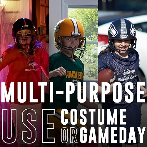 Miniatura 44 de Franklin Sports - Conjunto de uniforme de la NFL para niños y niñas; uniforme de fútbol americano juvenil, incluye casco, camiseta y pantalones