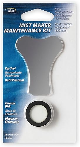 Miniatura 8 de Alpine Corporation FGDR3 Kit de herramientas de repuesto y mantenimiento de disco nebulizador de 0.630 in - Para fuentes tranquilas, cuencos de
