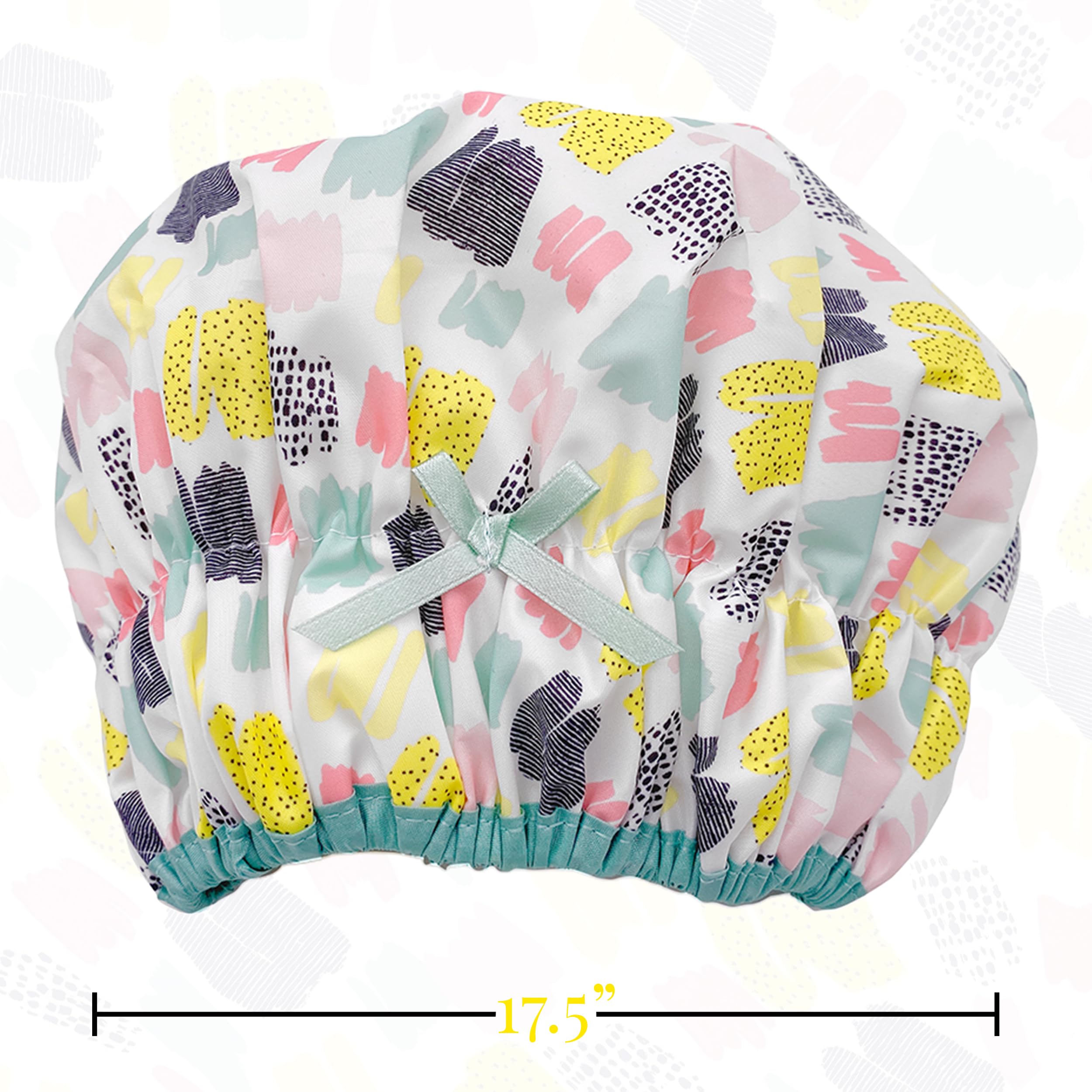 Betty Dain Fashionista - Gorro de ducha reutilizable, color vivo