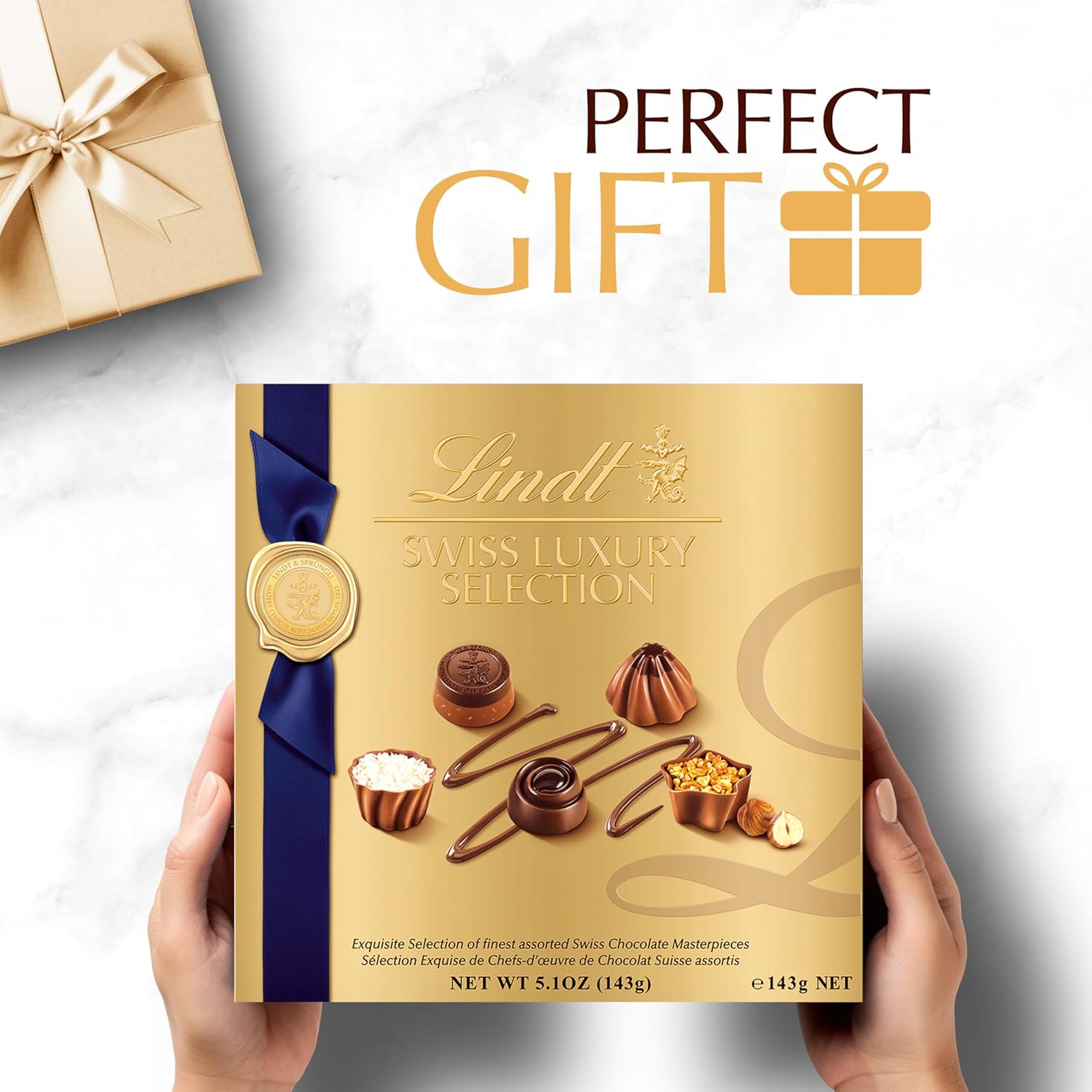 Swiss Luxury Select Assorted Chocolate Candy, Box