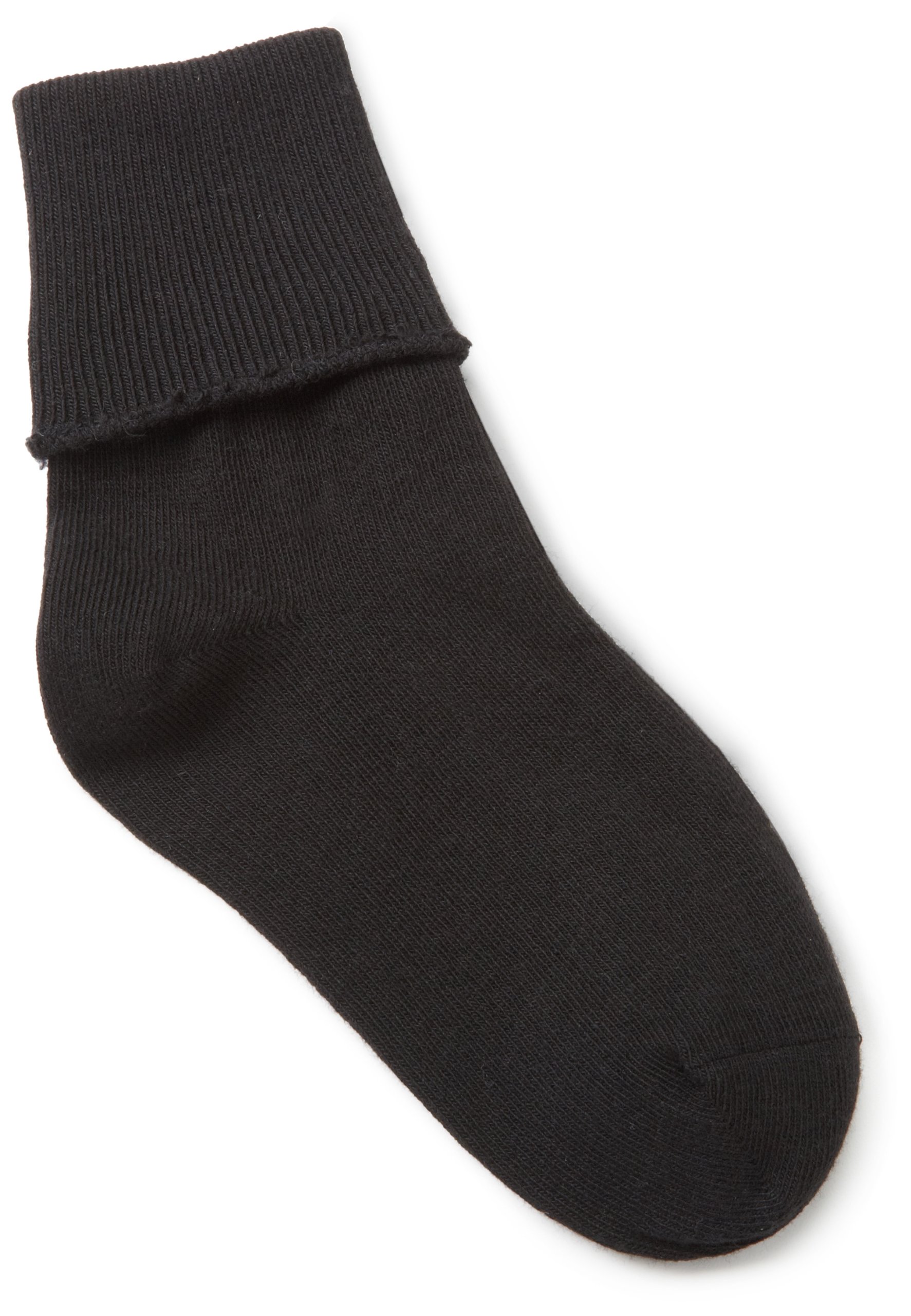 Jefferies Socks Boys 2-7 School Uniform Organic Cotton Seamless Turn Cuff 6 Pack