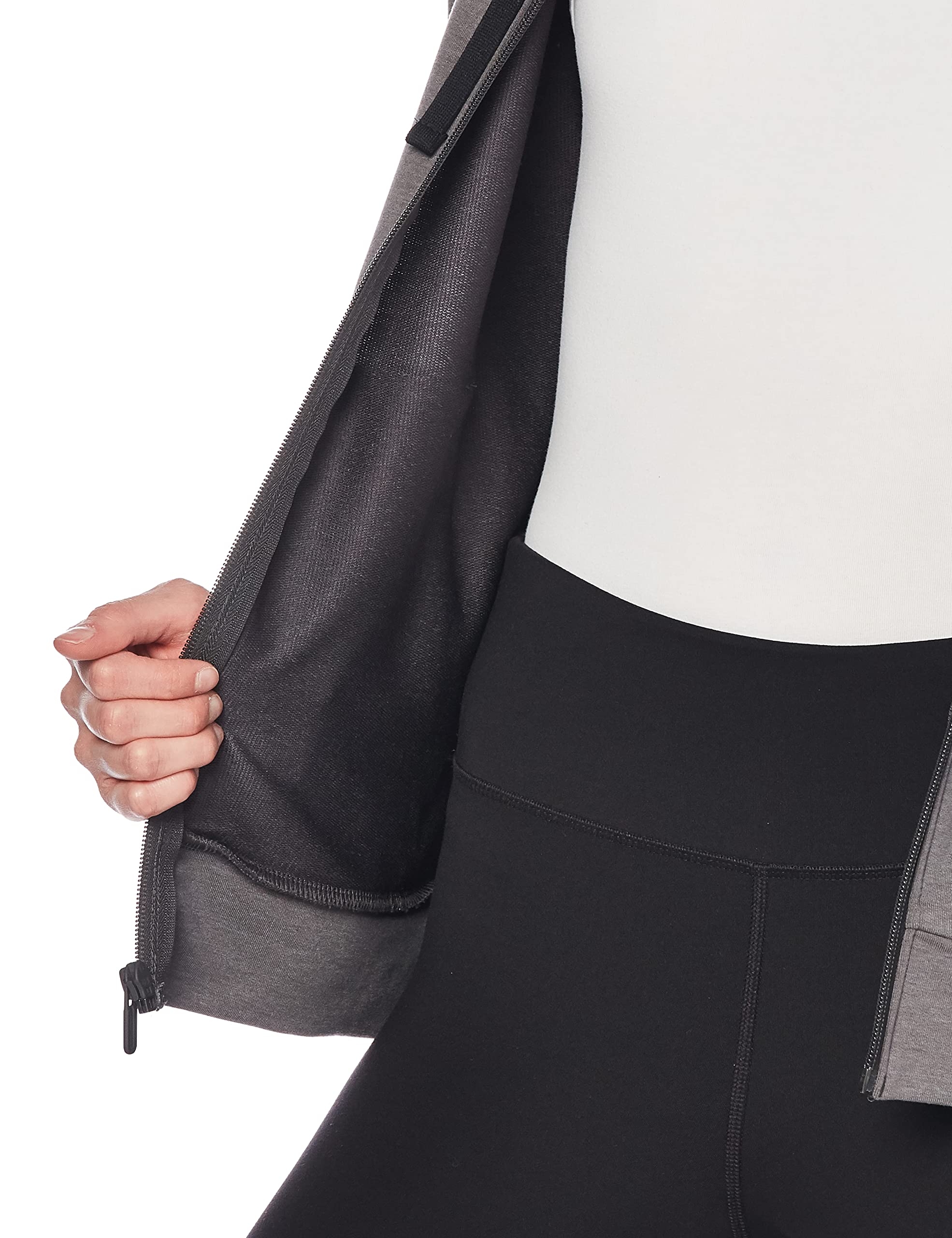 Under Armour Rival Terry - Felpa con Cappuccio E Zip Top in Pile Donna