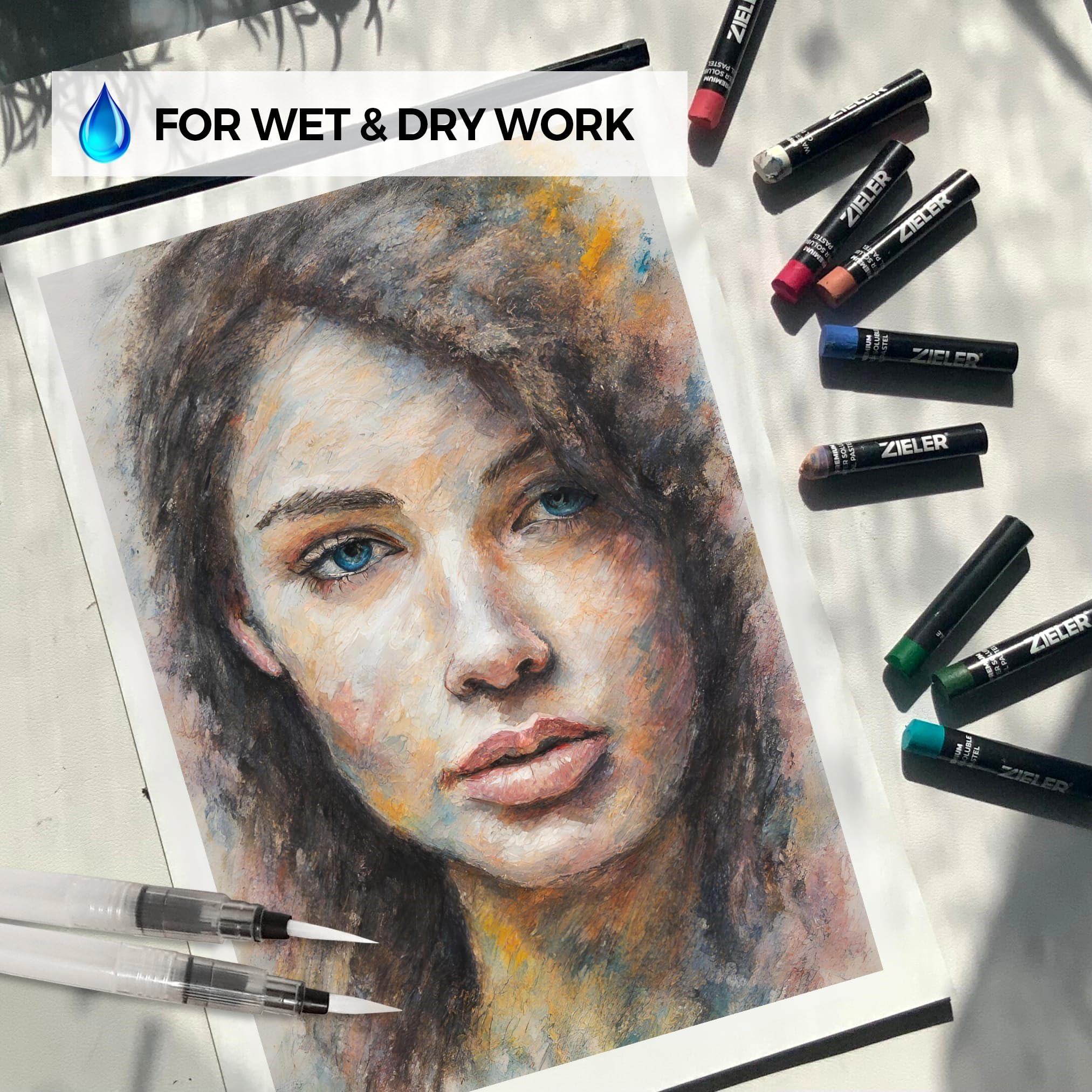 W&N Artists Soft Pastels Portrait 24色セット Amazon.com : Alvin