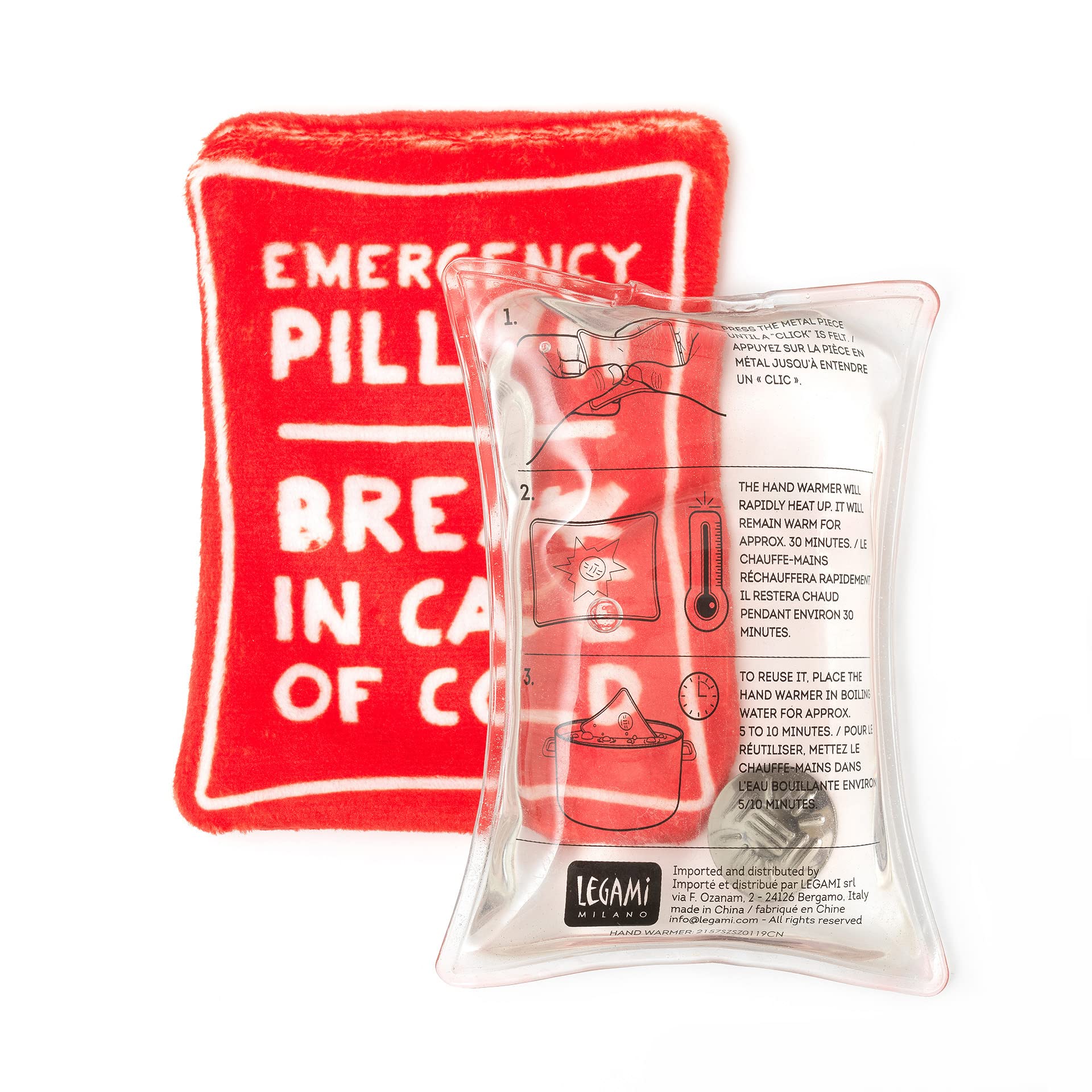 Scaldamani Tascabile Yeti - Riutilizzabile, Durata 30 Minuti (8x10 Cm) Per Mani Fredde - Foto 7