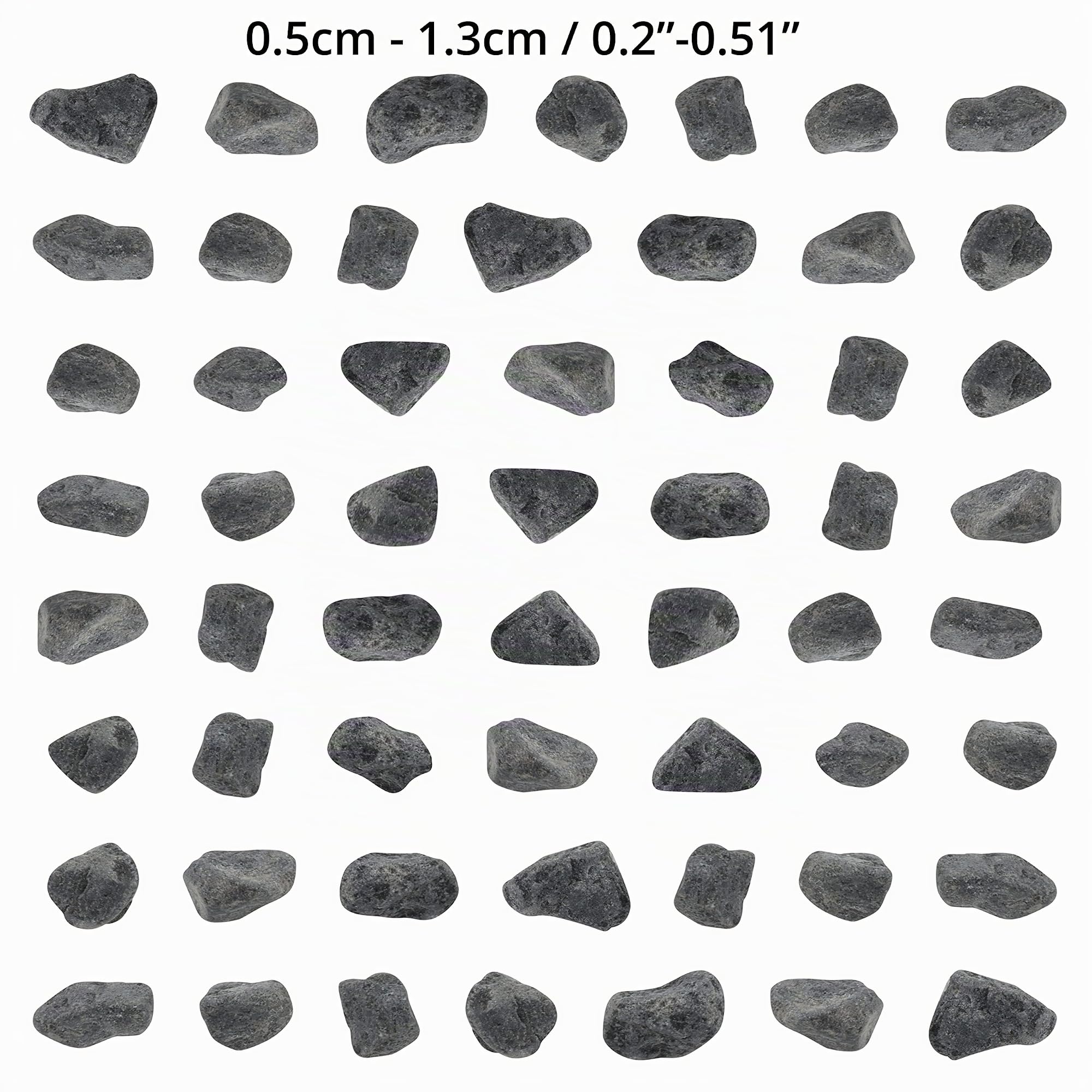 Belle Vous Gravier Decoratif Gris Naturel (Sac de 3,6 kg) Assortiment de Cailloux Decoratif pour Vase de 0,5-1,3 cm - Pierres Décoratives de Rivière pour Plante, Jardin, Aquarium, Maison & Jardin