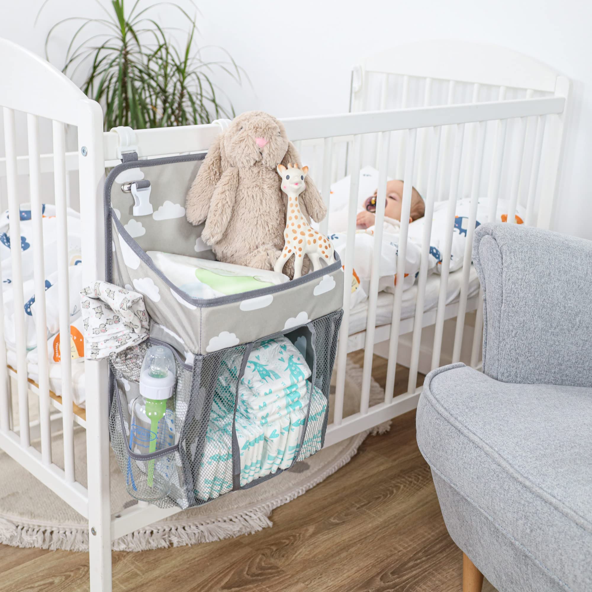 Organisateur De Couches à Suspendre Pour Lit De Bébé
