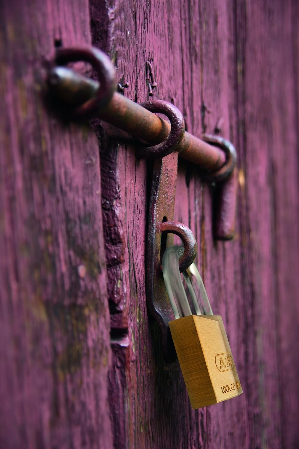 ABUS 75/40 Solid Brass Padlock with 2 Keys for Outdoor, School, Gym, 1 1/2in (40mm) Wide, Keyed Different