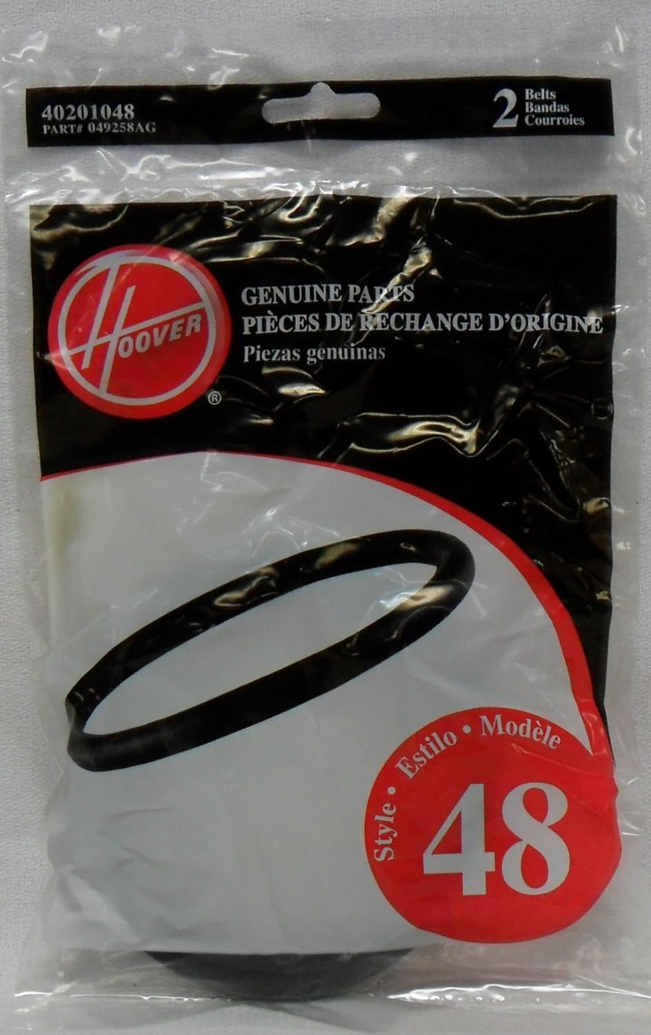 Hoover Vacuum Belt Conv.Decade U 2 Pack Household