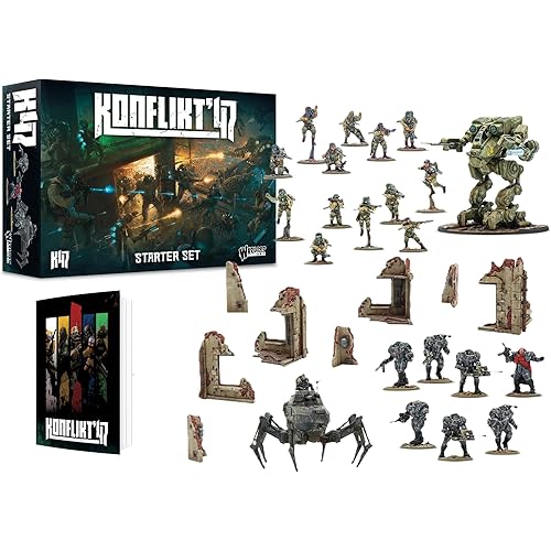 Warlord Games Konflikt '47 Starter Set - 28mm Tabletop Miniature Wargaming for 2 or More Players
