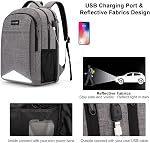 Laptop Backpack for Men,Water Resistant Travel Laptop Backpack with USB Charging Port,Anti Theft College School Backpack