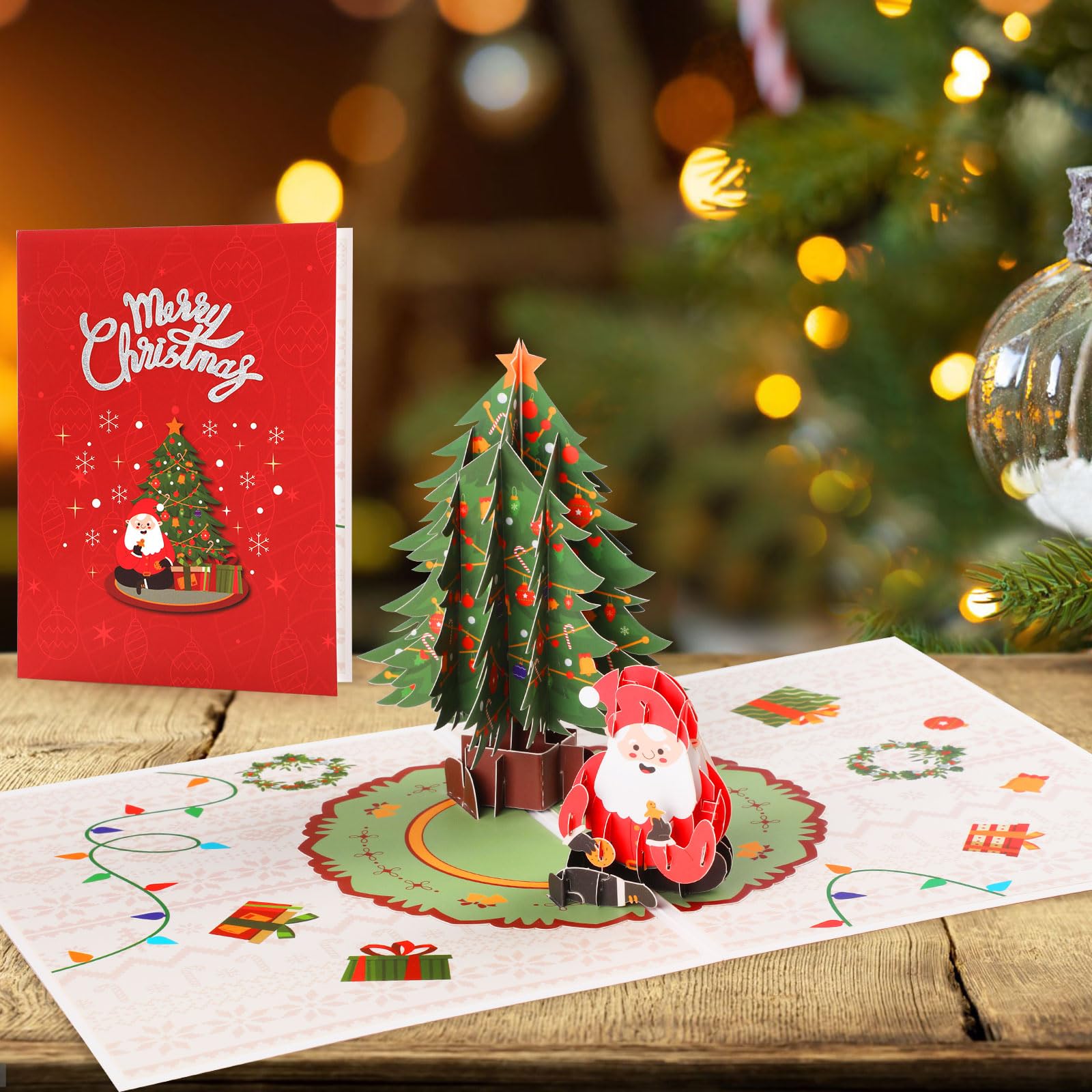 Amazon | WD&CD クリスマスカード 立体 3D クリスマスツリー