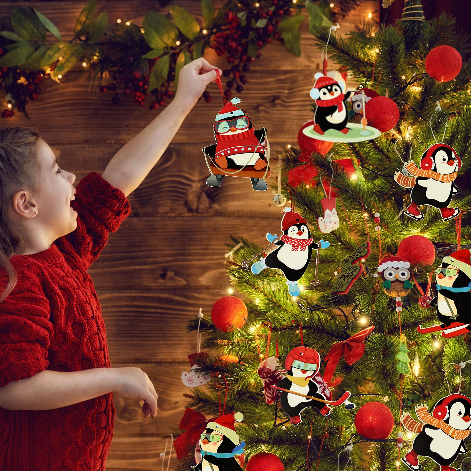 384Pcs Christmas Stickers For Kids Christmas Ornaments Stickers Happy Holiday Sticker 24 Sheets Party Favors