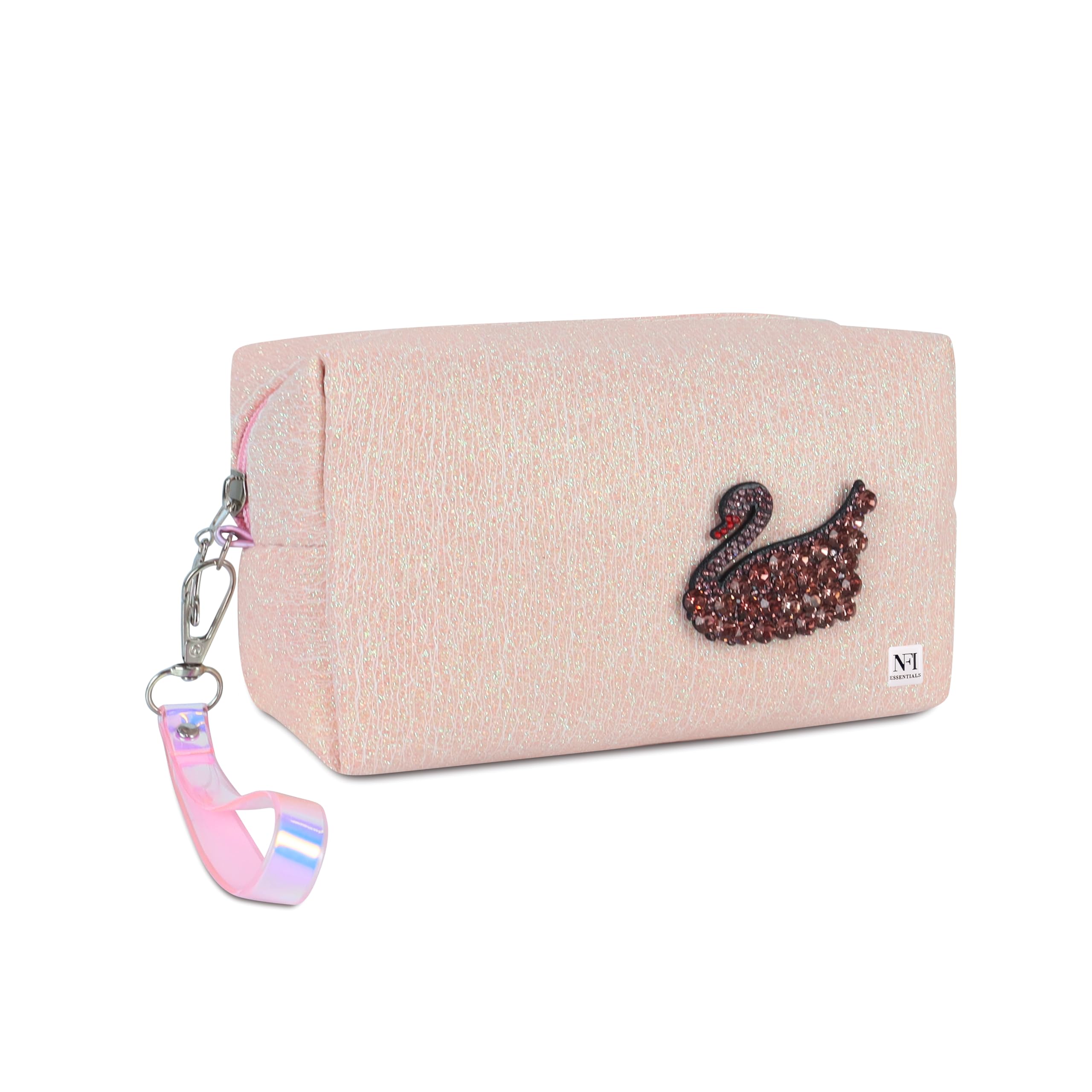 NFI essentials Makeup Pouch Cosmetic Pouch Vanity Case Jewellery Pouch Stationery Pencil Case Travel Organiser Travel Pouch Bag with Detachable Handle-image-46