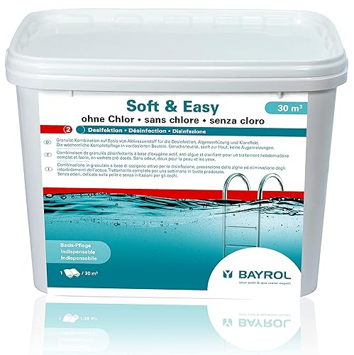 BAYROL Soft & Easy sans Chlore &ndash; Granul&eacute;s d'oxyg&egrave;ne Actif