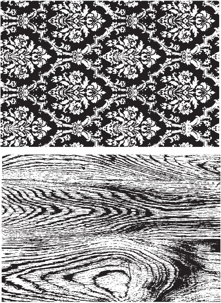Stampers Anonymous Tim Holtz Cling Rubber Stamps: Wallpaper & Wood