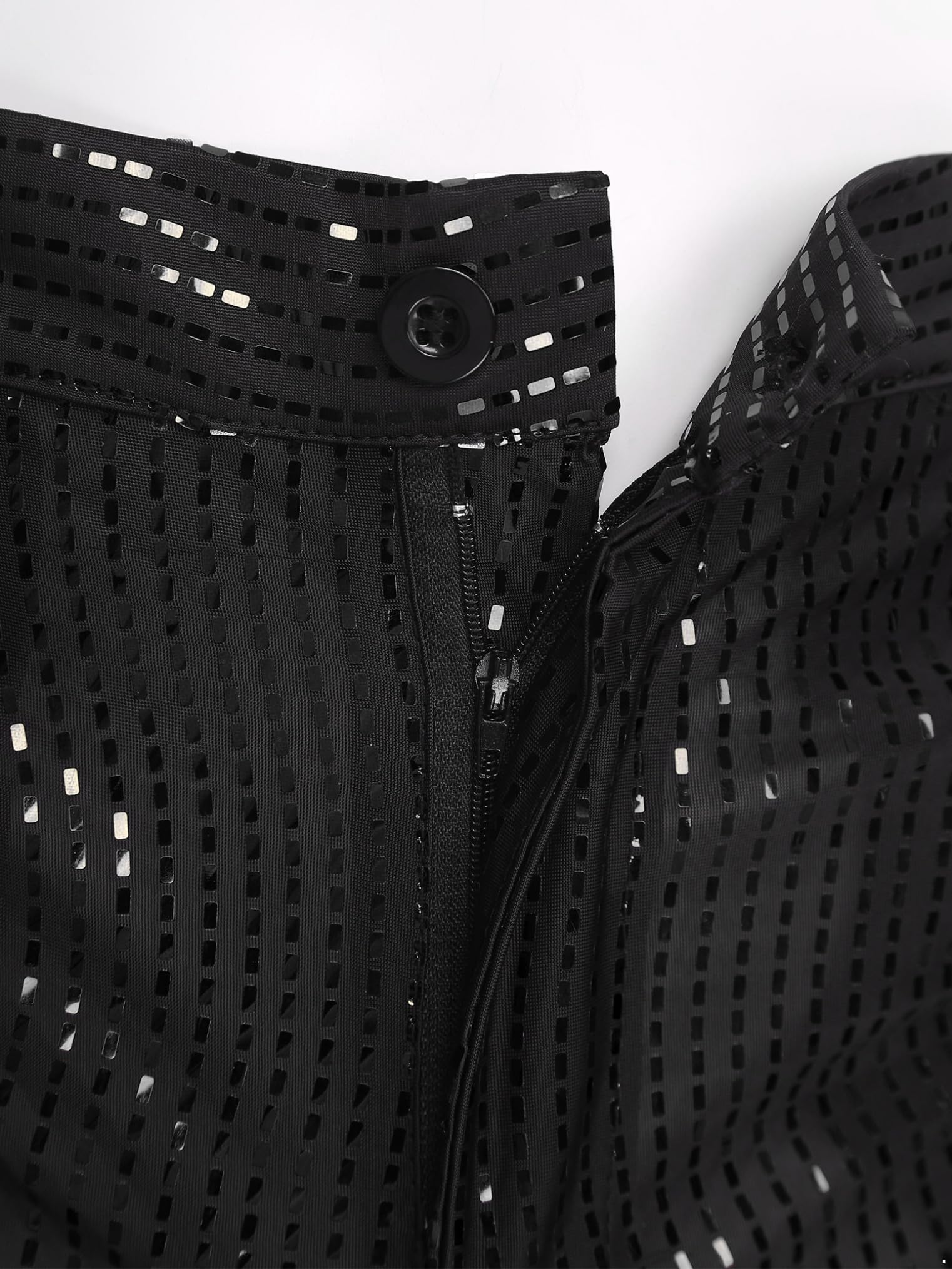 Choomomo Pantalones retro años 70 80 para hombre, brillantes, jazz, baile escénico