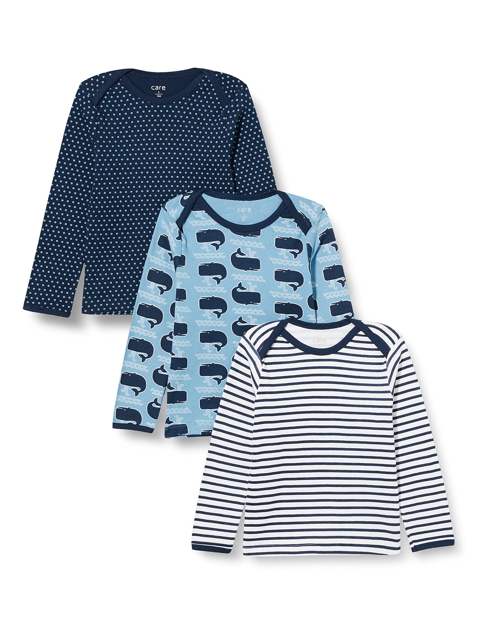 Care Hauts Bébé Manches Longues (Lot de 3 et 6)