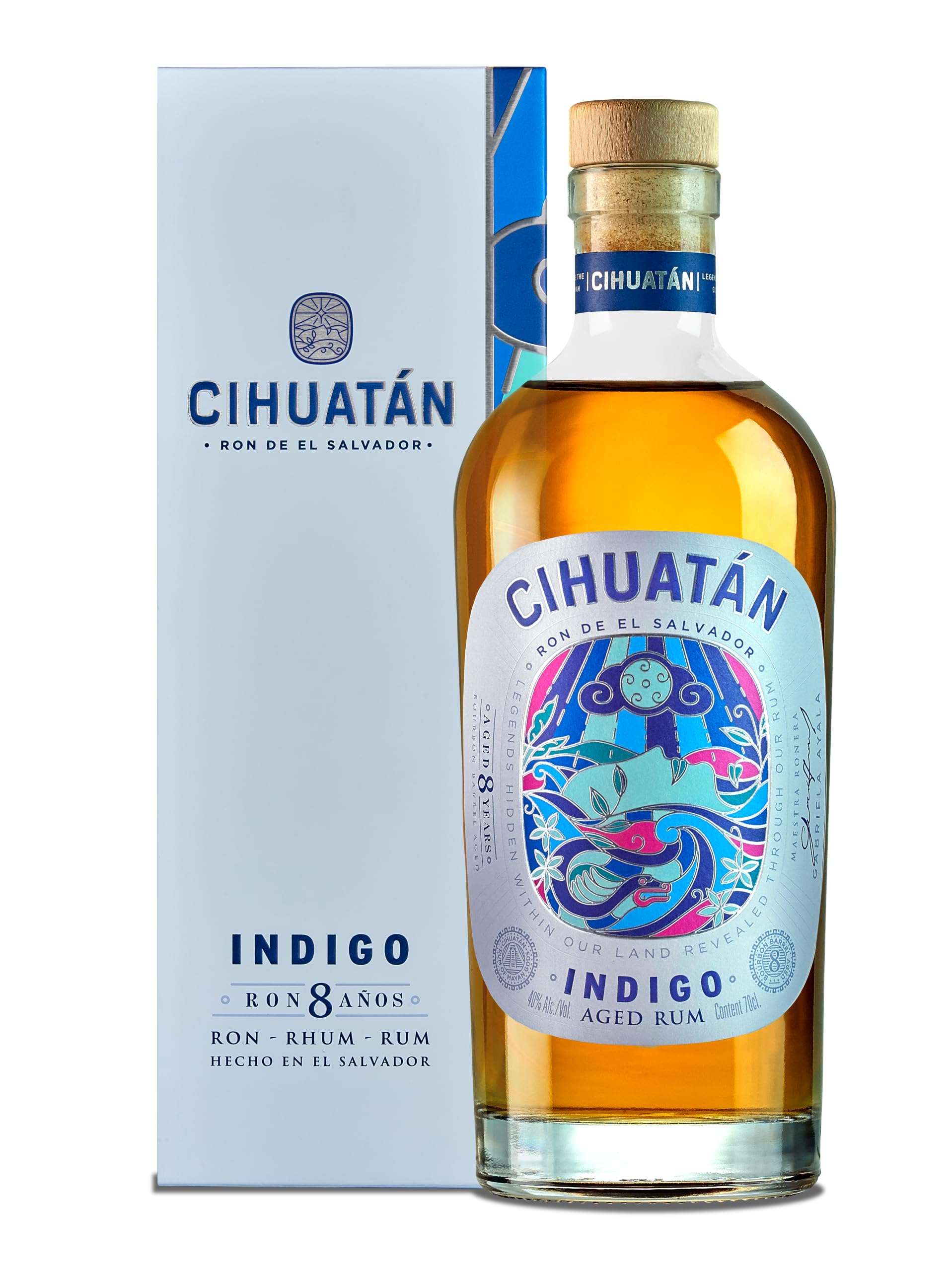Cihuatan Indigo 8 ans Rhum 40° 70cl