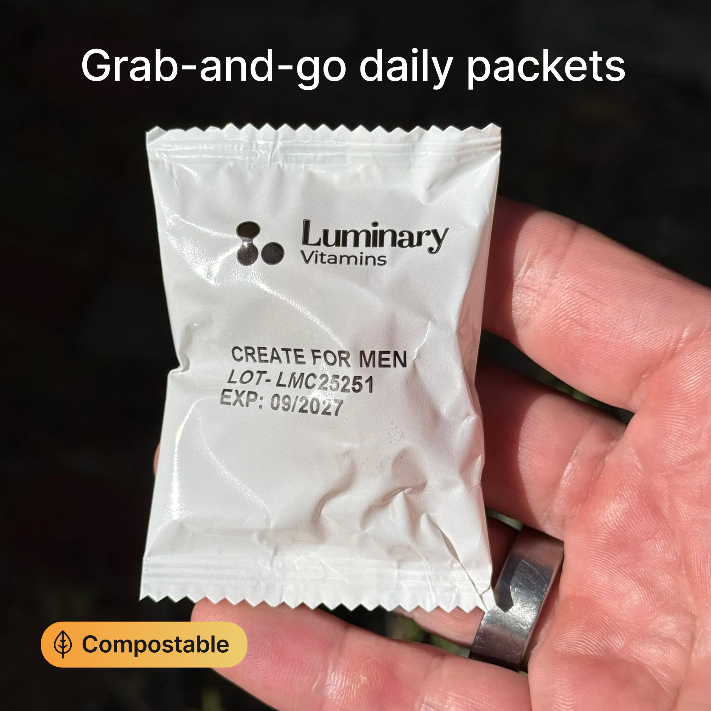 Amazon.com: Luminary Vitamins Create for Men | IVF-Doctor Formulated Male  Fertility Gummies | 300 mg CoQ10, 900 mg L-Carnitine, 10 mg Lycopene |  Supports Sperm Health | Vegan & No Added Sugar (