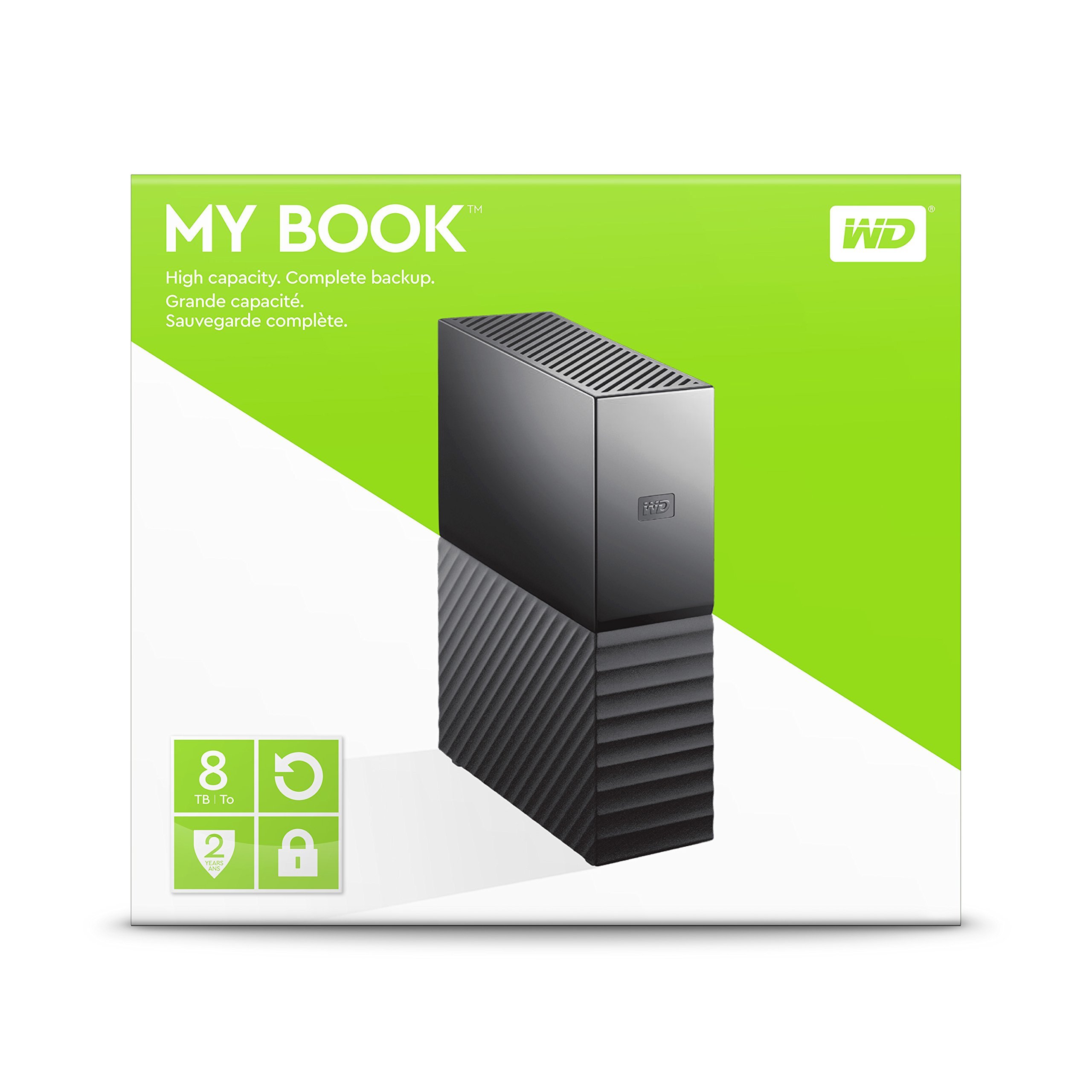 Amazon.com: WD 8TB My Book Desktop External Hard Drive - USB 3.0