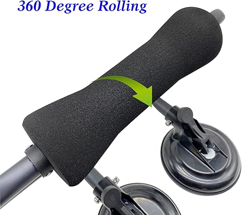 Miniatura 7 de Rodillo de kayak, ayuda de carga de kayak para elevador de techo de coche SUV con ventosas