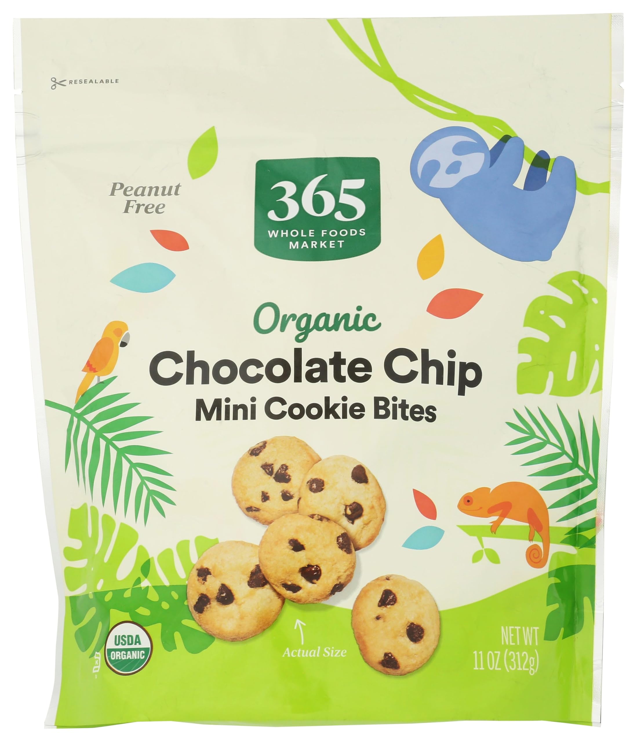 Organic Chocolate Chip Mini Cookie Bites