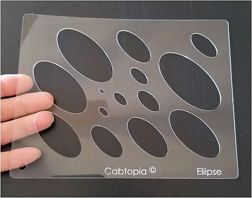 Cabtopia - Plantilla de diseño de joyería lapidaria "elipse"