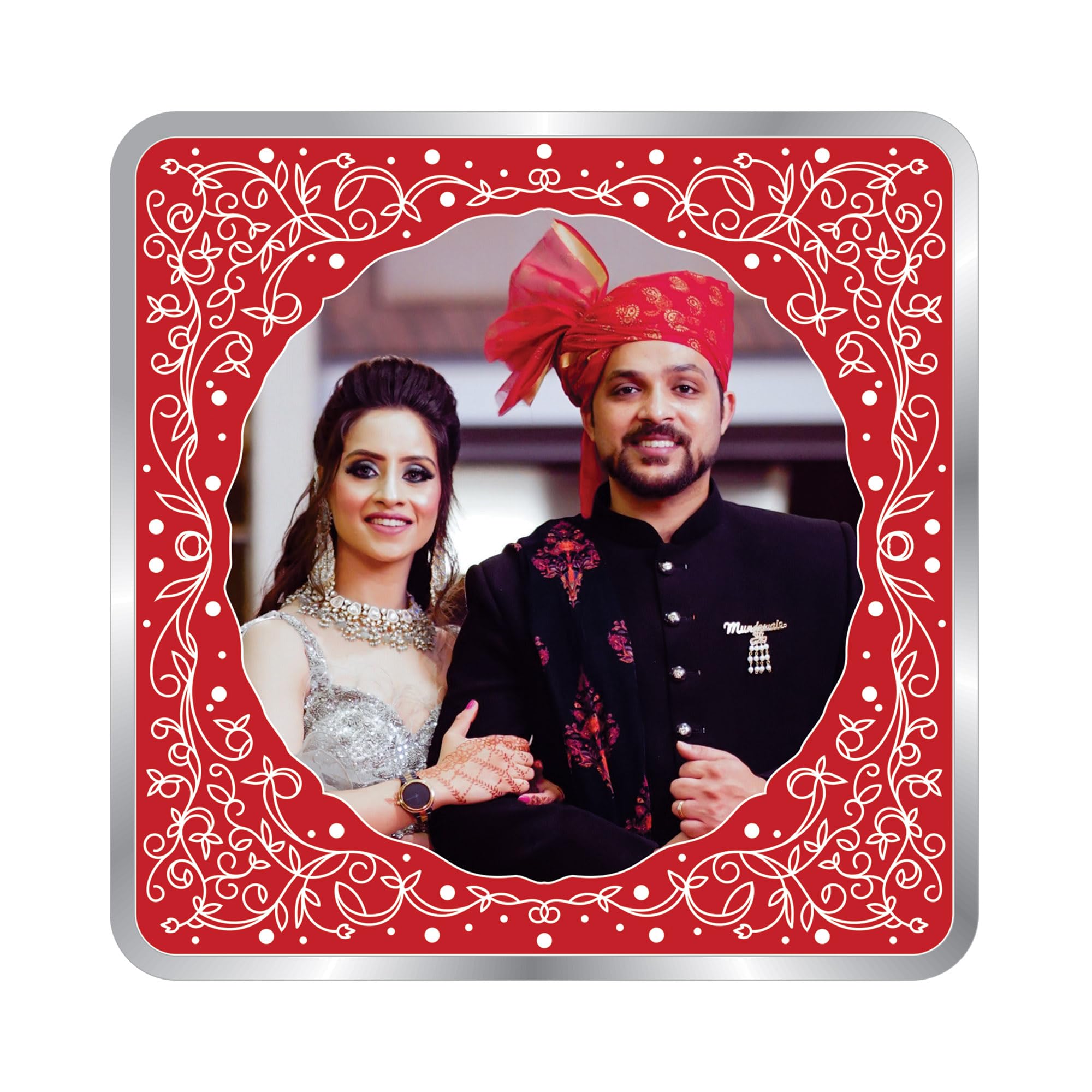 Precious Moments BIS Hallmarked Personalised |Newly Marride| Marrige| Wedding |Anniversary Silver Coin 100 Gram 999 Pure by ACPL (B0CRHR5GFQ) Amazon Price History, Amazon Price Tracker