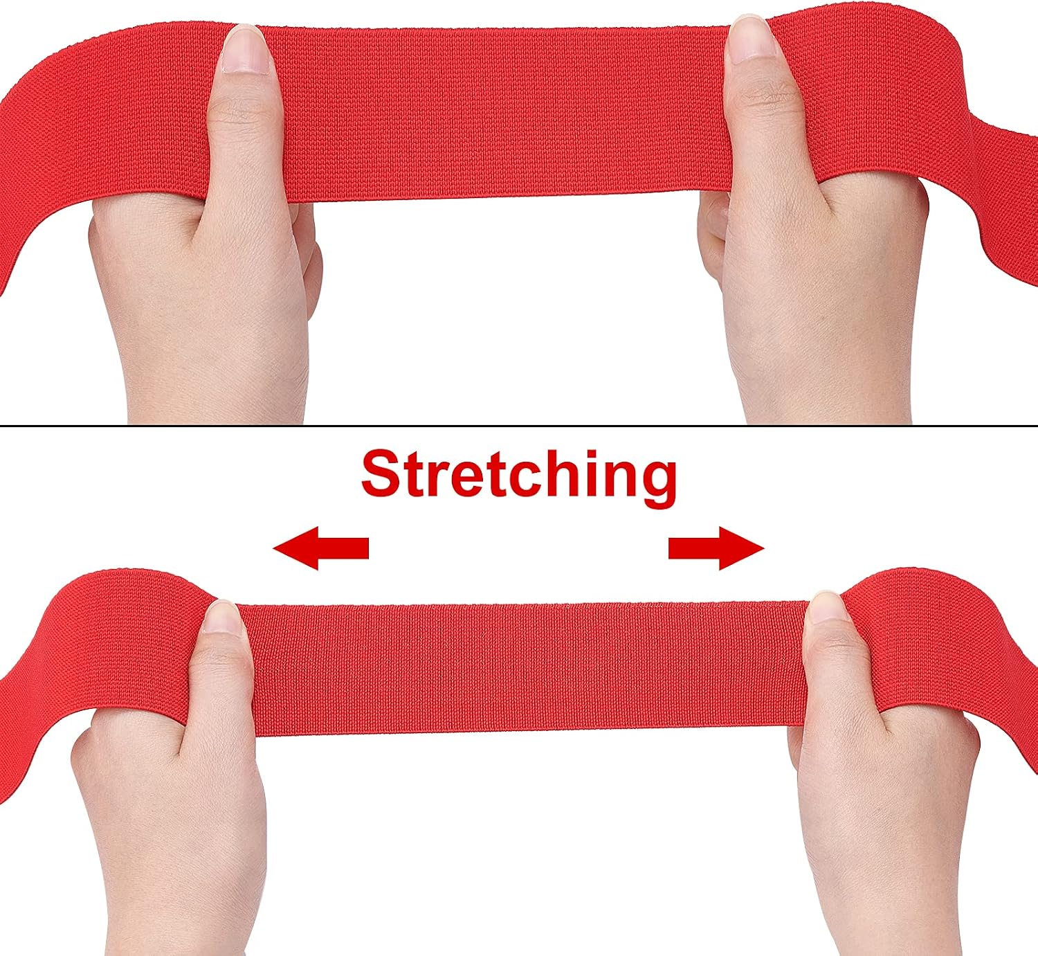 BENECREAT 13 Yards 2 Inch Wide Flat Elastic Bands 12 Colors Sewing Elastic Ribbon Bands for Dress Skirt Waistband Wig Bands, Halloween Christmas Decor