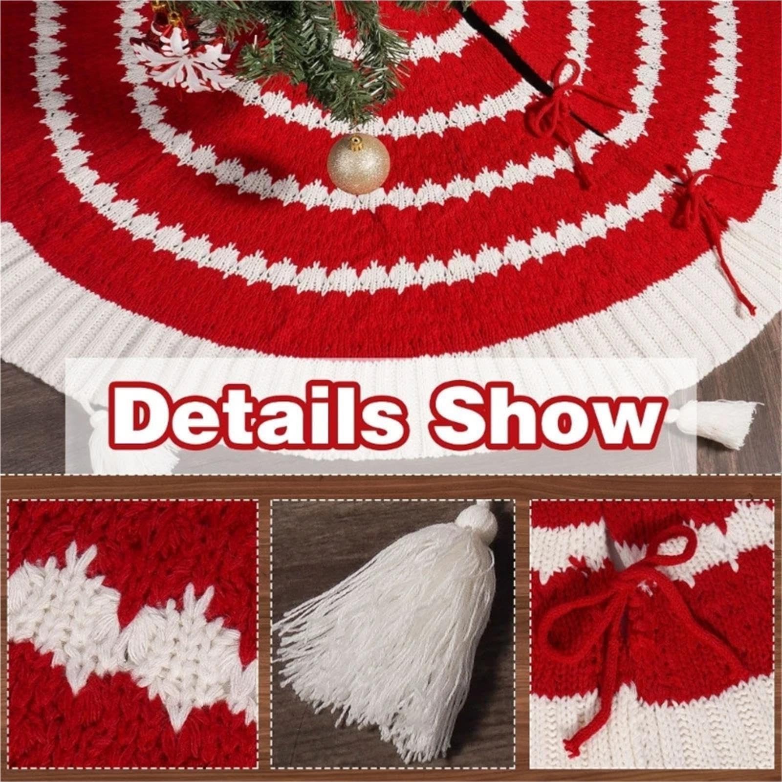 Tapis de Sapin Jupe d'arbre de Noël 120 cm diamètre