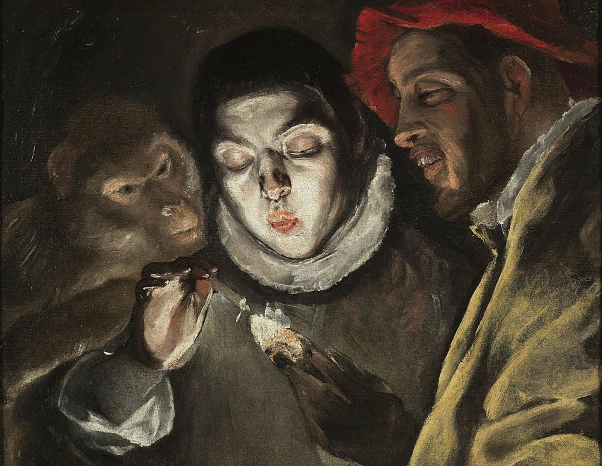 Serendipitp No Frame Vintage Picture Print On Canvas Wall Art Poster The Fable By El Greco Artwork Print Poster For Wall Decor 60X90cm