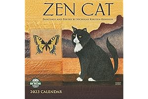 Zen Cats 2023 Wall Calendar: A Purrfectly Meditative Masterpiece