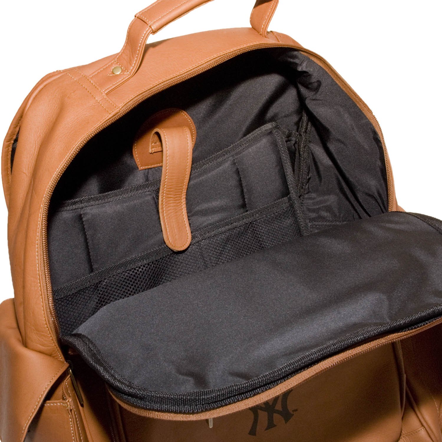 Pangea Brands NHL Sac à Dos d'ordinateur en Cuir Beige