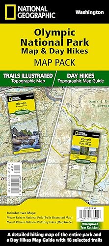 Olympic Day Hikes &amp; National Park [Map Pack Bundle] (National Geographic Trails Illustrated Map)