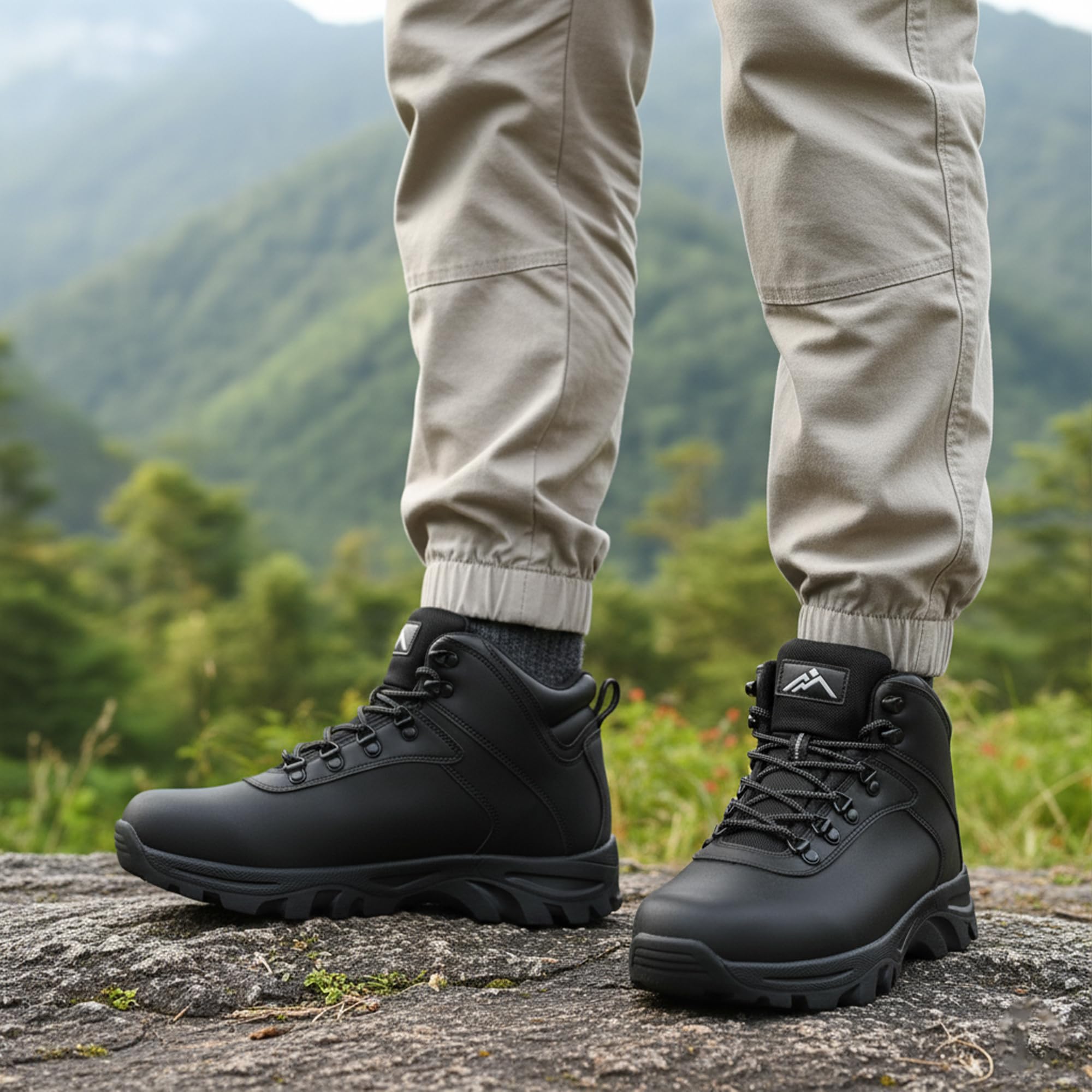 CC-Los Wanderschuhe Herren Wasserdicht Rutschfest Abriebfest Outdoor