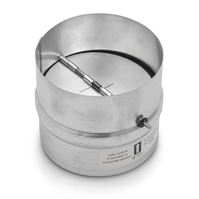 Buy Jamborum Backdraft Damper 4 Inch Round Prevent Unwanted Drafts