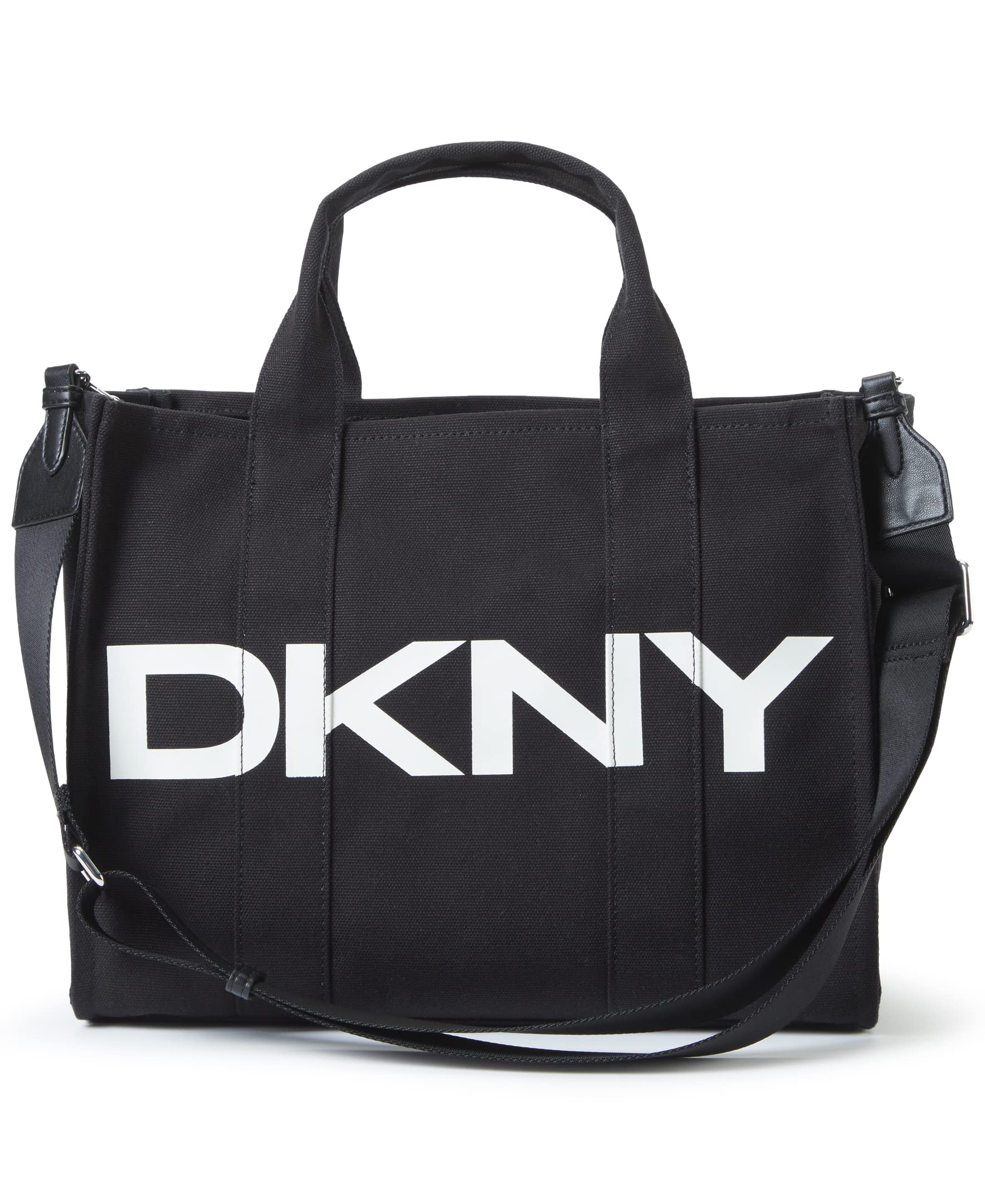 

                                                    DKNY Women's Handbags Tote, BLK/WHT, One size