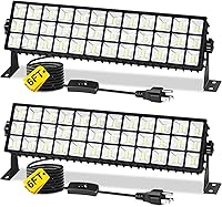 2Pack 100W LED Shop Lights 14000LM 6000K Daylight IP66 Waterproof Garage Workshop Bay Lights 6FT Cord