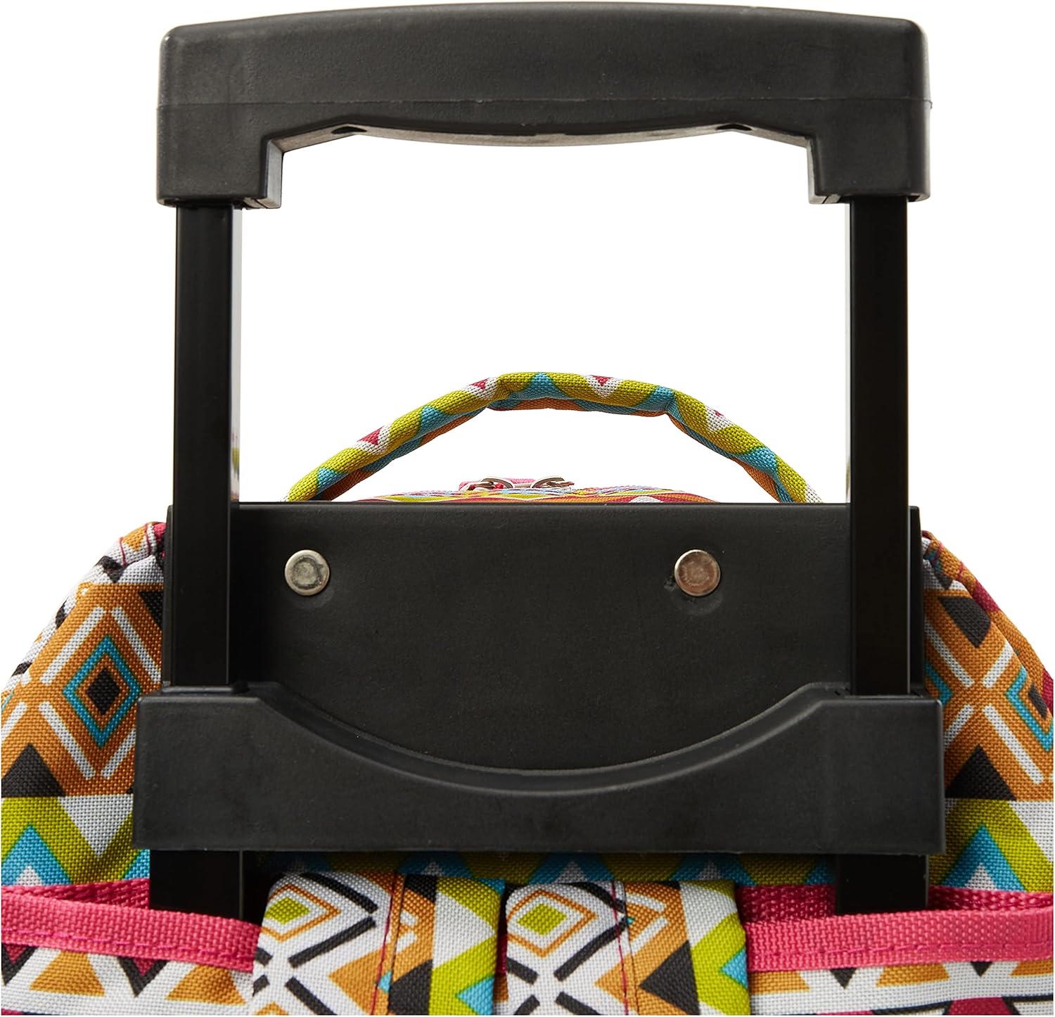 Rockland Double Handle Rolling Backpack, Tribal, 17" - Image 7