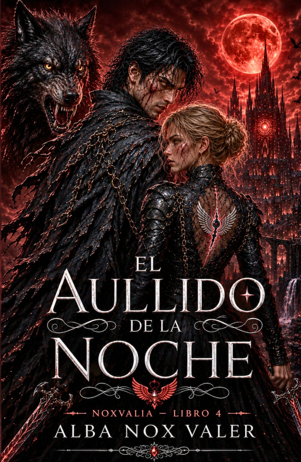 El aullido de la noche: Una novela de romance gótico y fantasía oscura (Noxvalia)