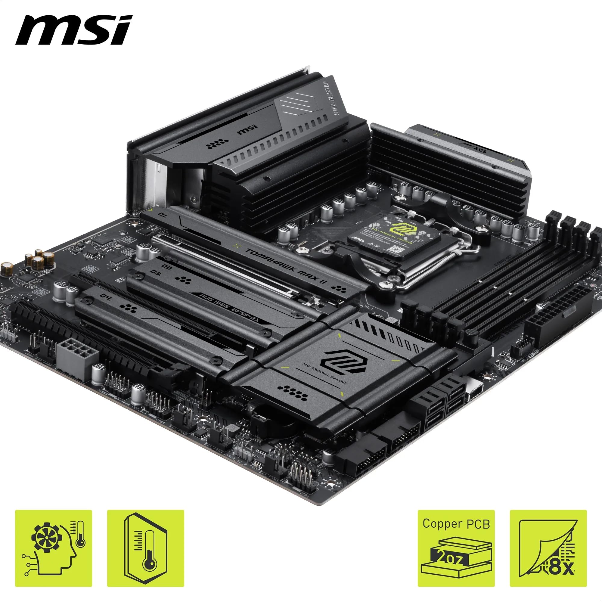Placa Mãe MSI MAG B850 TOMAHAWK MAX WIFI II | Amazon.com.br